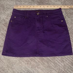 7 For All Man Kind Sz 14 Kids Purple skirt